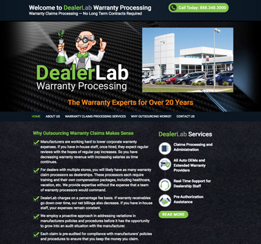 DealerLab Warranty Processing